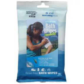 Adventure Bath Wipes - Travel Size, Pkg./8