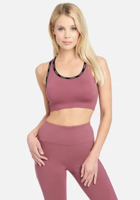 Bebe Sport Mini Logo Sports Bra