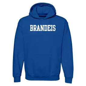 Brandeis University Judges Basic Block Hoodie - Royal