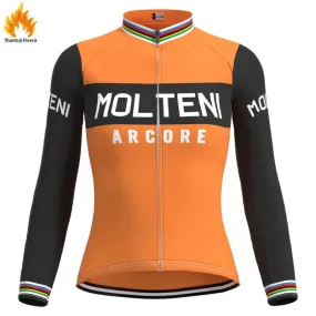 Ladies Pro Team Jacket Molteni Orange